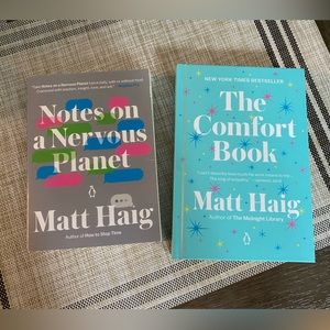 Matt Haig books - Comfort Book & Notes on a Nervous Planet